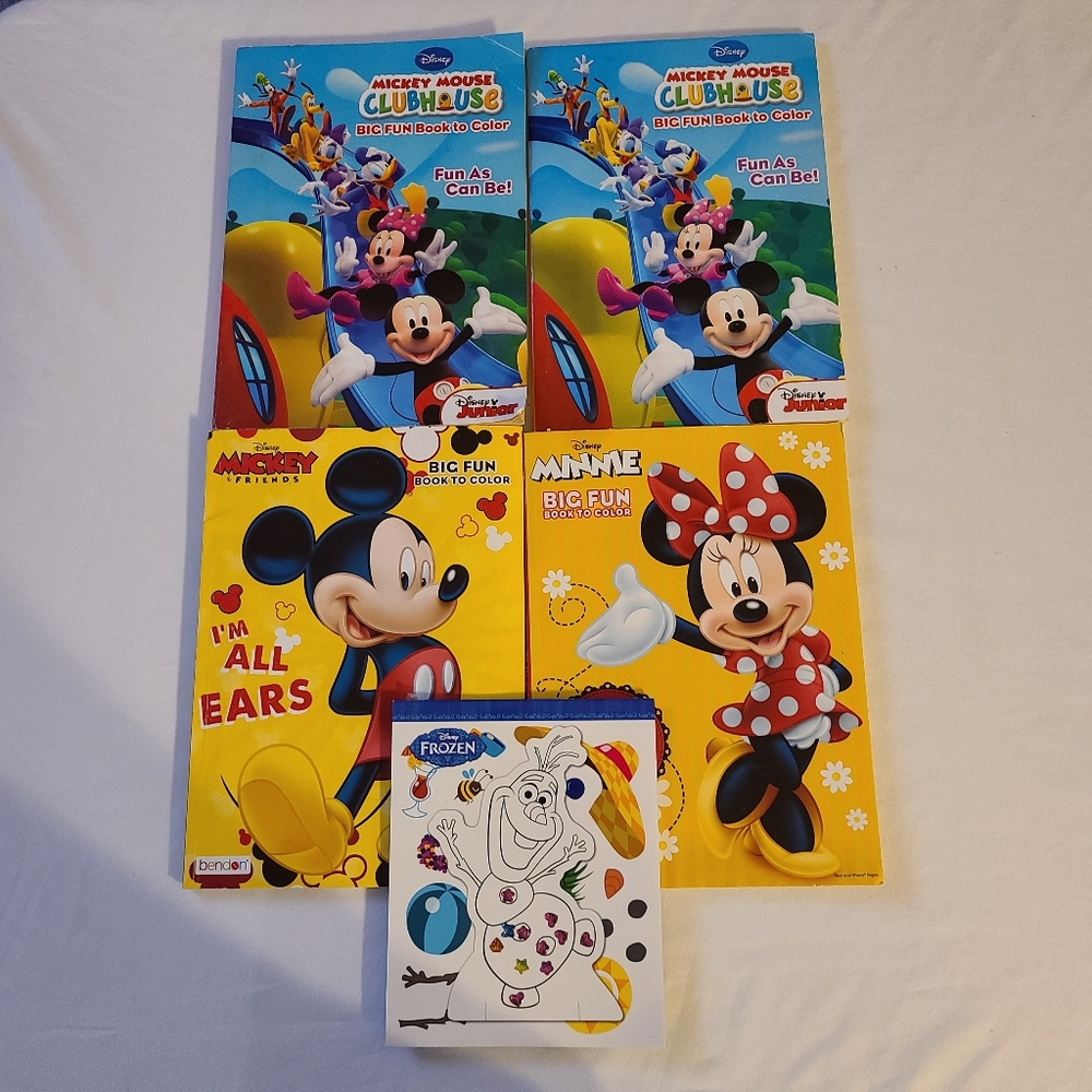 Disney Themed Activity & Coloring Books